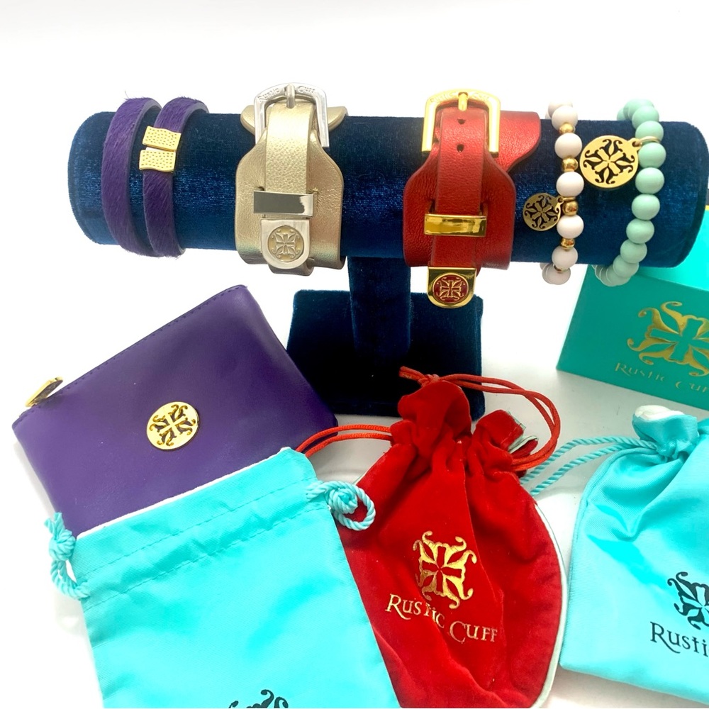 Rustic Cuff Bracelet Bundle Set With Cases Jewler… - image 2